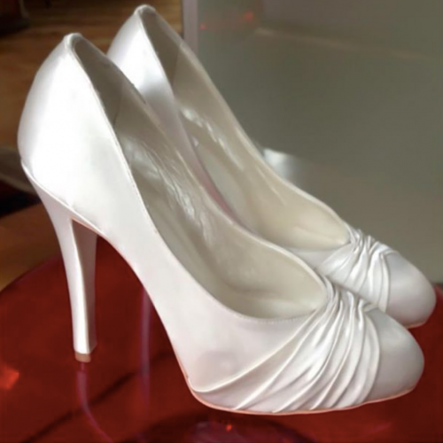 Sapato de Noiva Fechado Ana MIranda