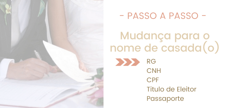 Atualização de documentos para nome de casada